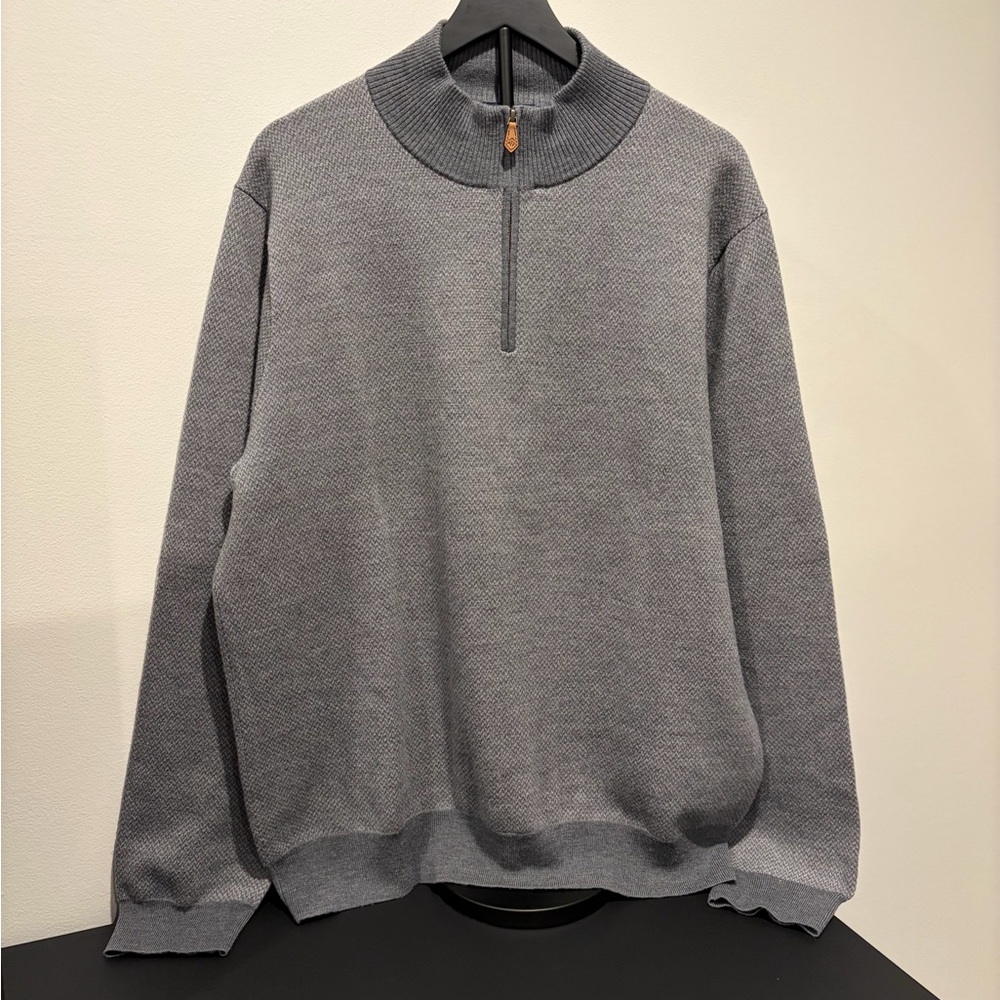 Brooks Brothers Merino wool quarter zip
